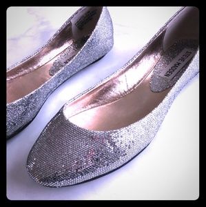 Steve Madden P-Heaven Glitter Ballet Flats